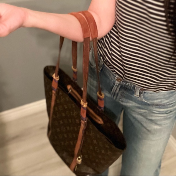 VINTAGE & REHABBED LOUIS VUITTON SHOPPER TOTE - Picture 7 of 12